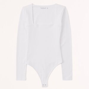 Never worn Abercrombie seamless square neck Long-Sleeve Bodysuit
